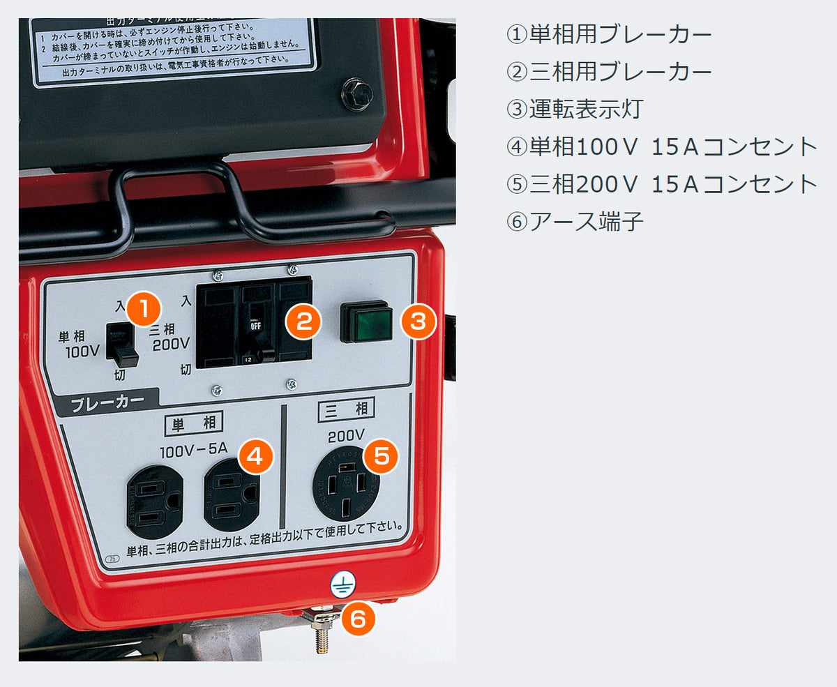 ET4500 三相発電機