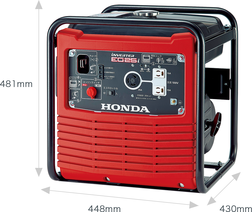 HONDA ホンダ EG25i 正弦波インバーター搭載発電機